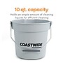 Coastwide Professional™ Plastic Bucket, 10 Quart, Gray (CW58017)~#|#~s1223761_sc7