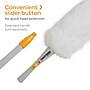Coastwide Professional™ Microfiber Duster, Gray, 24/Carton (CW56800CT)~#|#~s1223784_sc7