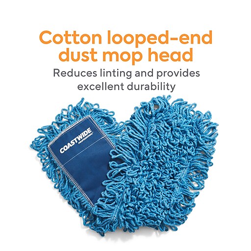 Coastwide Professional™ LoopedEnd Dust Mop Head, Cotton, 24" x 5