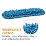 Coastwide Professional™ Looped-End Dust Mop Head, Cotton, 24" x 5", Blue (CW56759)~#|#~s1223847_sc7