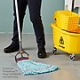 Coastwide Professional™ Looped-End Wet Mop Head, Large, Recycled PET, 5" Headband, Blue (CW57754)~#|#~s1223871_sc7