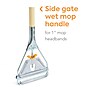 Coastwide Professional™60" Side Gate Wood Wet Mop Handle, Galvanized Metal Head (CW58007)~#|#~s1223872_sc7