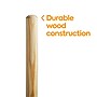 Coastwide Professional™ 60" Wood Push Broom Handle, Threaded Metal Tip (CW57741)~#|#~s1223884_sc7