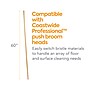 Coastwide Professional™ 60" Wood Push Broom Handle, Threaded Wood Tip (CW57740)~#|#~s1223887_sc7