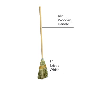 Coastwide Professional™ 8" Standard Corn Broom, Natural (CW57664)