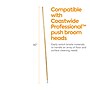 Coastwide Professional™ 60" Wood Push Broom Handle, Threaded Metal Tip (CW57741)~#|#~s1223914_sc7
