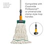 Coastwide Professional™ Looped-End Wet Mop Head, Medium, Cotton, 5" Headband, White (CW57749)~#|#~s1223921_sc7