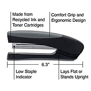 Staples Desktop Stapler, Full-Strip Capacity, Black/Gray (40897)