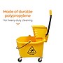 Coastwide Professional™ Bucket & Side-Press Wringer, 35 Qt., Yellow/Black (CW21871)~#|#~s1223940_sc7