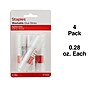 Staples® Washable Glue Sticks, 0.28 oz., Clear, 4/Pack (ST10445/10445)~#|#~s1223949_sc7