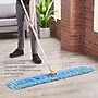 Coastwide Professional™ Looped-End Dust Mop Head, Cotton, 48" x 5", Blue (CW56761)~#|#~s1224032_sc7