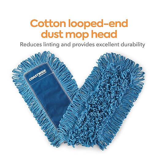 Coastwide Professional™ LoopedEnd Dust Mop Head, Cotton, 36" x 5