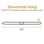 Coastwide Professional™ 36" Dust Mop Frame, Black (CW56765)~#|#~s1224060_sc7