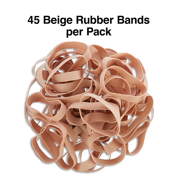 Staples Economy #84 Rubber Bands, 3-1/2