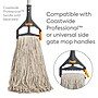 Coastwide Professional™ Cut-End Wet Mop Head, #24, Cotton, 1" Headband, White (CW57744)~#|#~s1224146_sc7
