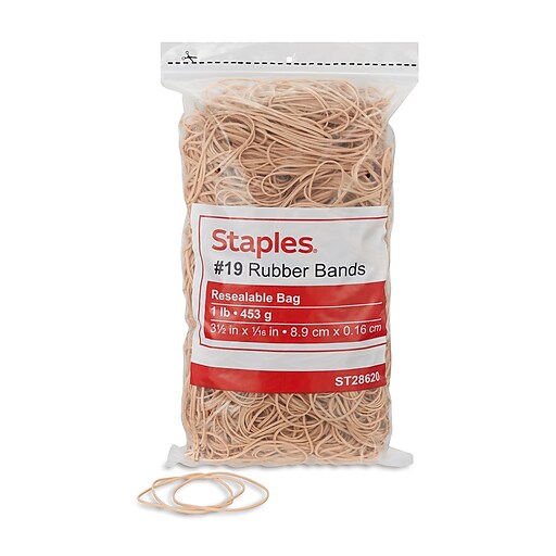 Winmore Brand #127 Red 7 Collard Rubber Bands 1# Bag