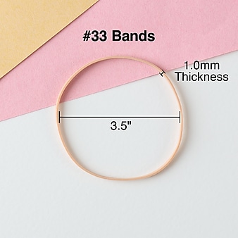 Staples Economy Rubber Bands, #33, 1 lb. Bag, 820/Pack (28619-CC)