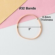 Staples Economy Rubber Bands, #32, 1/4 lb. Bag, 225/Pack (28625-CC)