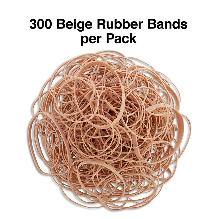 Staples Economy #54 Rubber Bands, Assorted Sizes, 300/Pack (28623