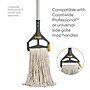 Coastwide Professional™ Cut-End Wet Mop Head, #16, Cotton, 1" Headband, White (CW57742)~#|#~s1224230_sc7