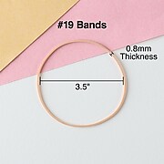 Staples Economy Rubber Bands, #19, 1/4 lb. Bag, 410/Pack (28624-CC)