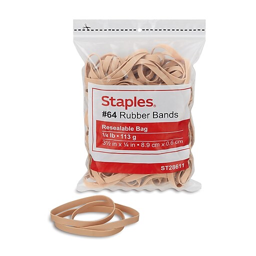 Size 64 Red Rubber Bands, Red Elastic Bands
