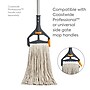 Coastwide Professional™ Cut-End Wet Mop Head, #20, Cotton, 1" Headband, White (CW57743)~#|#~s1224259_sc7