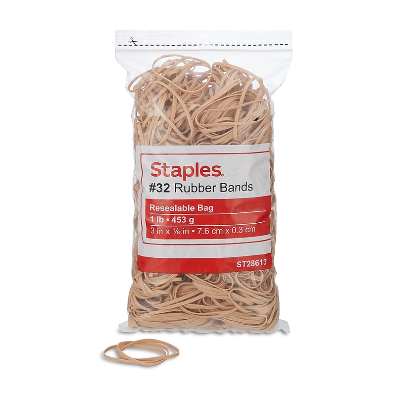 Staples Economy #32 Rubber Bands, 900/Pack (28613-CC) image 1