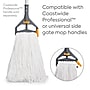 Coastwide Professional™ Cut-End Wet Mop Head, #24, Rayon, 1" Headband, White (CW57746)~#|#~s1224270_sc7