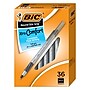 BIC Round Stic Grip Xtra Comfort Ballpoint Pens, Medium Point, Black Ink, 36 Pack (GSMG361BLK)~#|#~s1224453_sc7