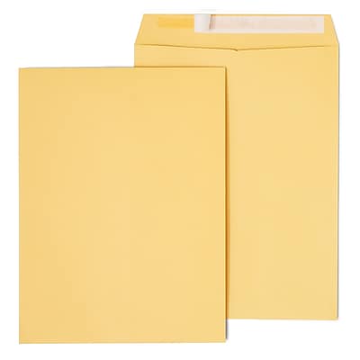 Universal 9x12 Kraft Clasp Envelopes - 28lb Heavy Duty, 100 Per Box