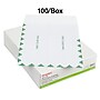 Staples First Class EasyClose Catalog Envelopes, 10" x 13", White with Green Diamond Border, 100/Box (SPL486930)~#|#~s1224507_sc7