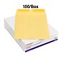Staples Gummed Kraft Catalog Envelopes, 9.5"L x 12.5"H, Brown, 100/Box (SPL534743)~#|#~s1224522_sc7