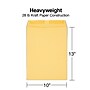 Staples Gummed Kraft Catalog Envelopes, 10"L x 13"H, Brown, 250/Box (486946/17033)~#|#~s1224529_sc7