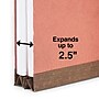 Staples® Recycled Pressboard Classification Folder, 2-Dividers, 2 1/2" Expansion, Letter Size, Brick Red, 20/Box (ST614617-CC )~#|#~s1224564_sc7