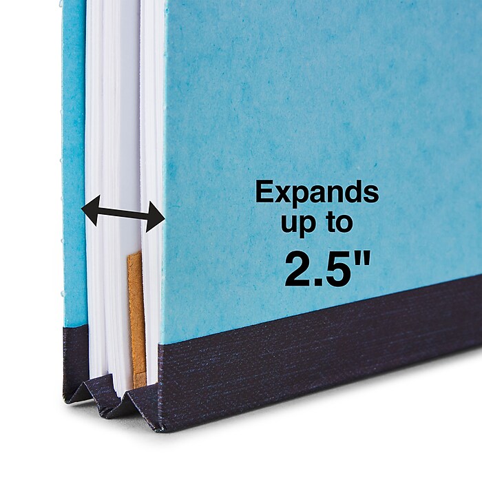 File Hangers Staples Blue Hanging File Folders - Letter Size, 5-Tab, 25 Per Box (TR163501) Staples Hanging File Folders - Foto 3