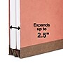 Staples® Recycled Pressboard Classification Folder, 2-Dividers, 2 1/2" Expansion, Letter Size, Brick Red, 20/Box (ST614615-CC)~#|#~s1224603_sc7