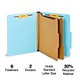 Staples® Pressboard Classification Folder, 2-Dividers, 2 1/2" Expansion, Letter Size, Light Blue, 20/Box (ST614434/TR6144)~#|#~s1224604_sc7