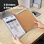 Staples® Pressboard Classification Folder, 2-Dividers, 2 1/2" Expansion, Letter Size, Light Blue, 20/Box (ST614434/TR6144)~#|#~s1224610_sc7