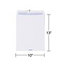 Staples QuickStrip EasyClose Self Seal Security Tinted Catalog Envelopes, 10" x 13", White, 100/Box (ST19957/19957)~#|#~s1224612_sc7