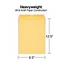 Staples Gummed Kraft Catalog Envelopes, 9.5"L x 12.5"H, Brown, 100/Box (SPL534743)~#|#~s1224628_sc7