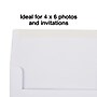 Staples Photo A6 Invitation Envelopes, 4 3/4" x 6 1/2", White, 50/Box (ST16985-CC)~#|#~s1225269_sc7