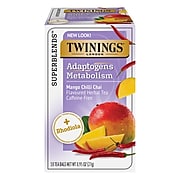 Twinings Boost Mango Chili Chai Herbal Tea Bags, 0.95 Oz., 18/Box (F16073)
