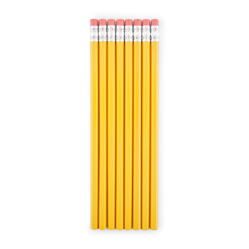 Staples® #2 wooden pencils, unsharpened, 8/pk