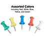 Staples Push Pins, Assorted Colors, 100/Pack (10563-CC)~#|#~s1225535_sc7