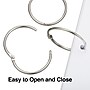 Staples Book Rings, 2", Silver, 50/Pack (44419)~#|#~s1225548_sc7