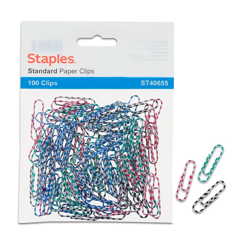 Staples® #1 Paperclip 100 PK - Tiger image 1