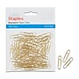 Staples Standard Paper Clips, Gold, 100/PK (21382)~#|#~s1225625_sc7
