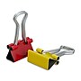 Staples Mini Binder Clips, 0.25" Capacity, Assorted Colors, 40 Clips/Pack (ST21369)~#|#~s1225652_sc7