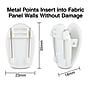 Staples Cubicle Clips, White, 20/Box (33455)~#|#~s1225691_sc7